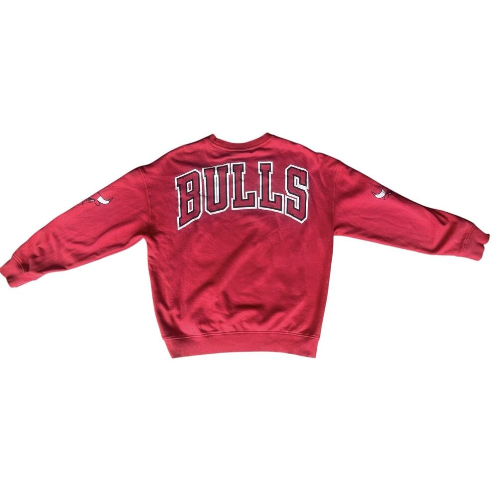 Chicago Bulls Nba Vintage Big Logo Sweatshirt Crewneck Mens Size S Red Mint